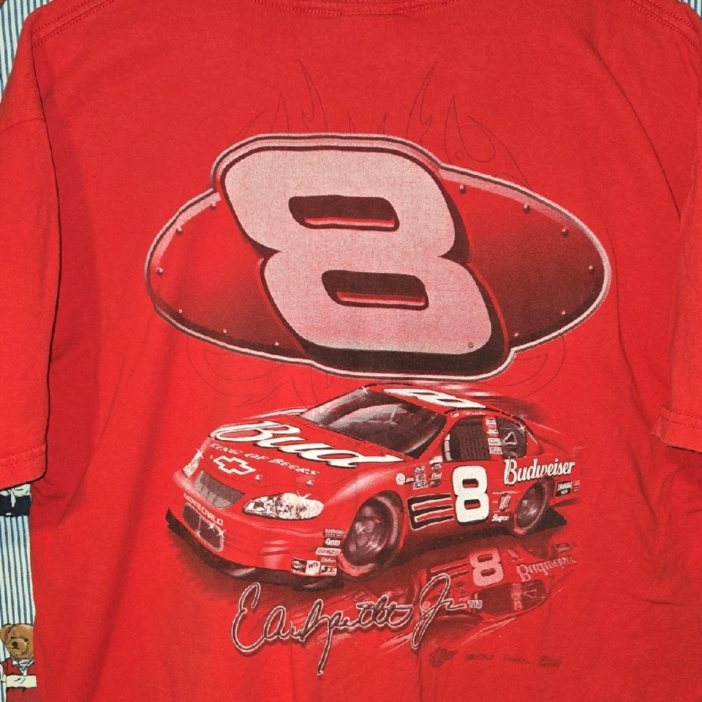 Vintage Dale Earnhardt Jr. #8 Budweiser NASCAR T-shirt Winner's Circle Y2k XL